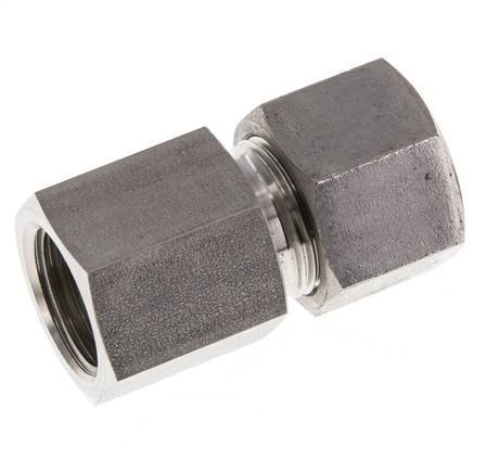 G 1/2'' x 14S RVS Rechte Snijring Koppeling 630 Bar DIN 2353