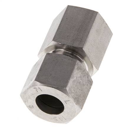 G 1/2'' x 14S RVS Rechte Snijring Koppeling 630 Bar DIN 2353