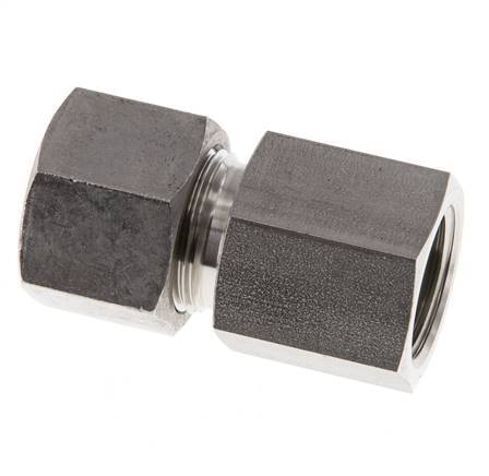 G 1/2'' x 14S RVS Rechte Snijring Koppeling 630 Bar DIN 2353