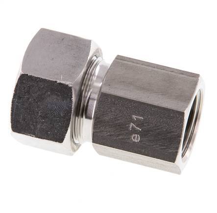 G 1/2'' x 18L RVS Rechte Snijring Koppeling 315 Bar DIN 2353