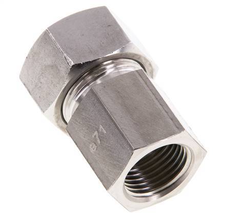 G 1/2'' x 18L RVS Rechte Snijring Koppeling 315 Bar DIN 2353