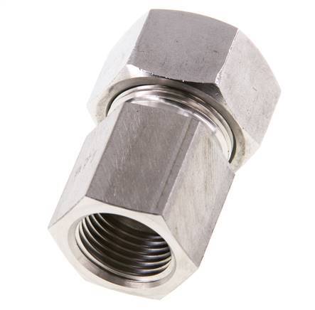 G 1/2'' x 18L RVS Rechte Snijring Koppeling 315 Bar DIN 2353