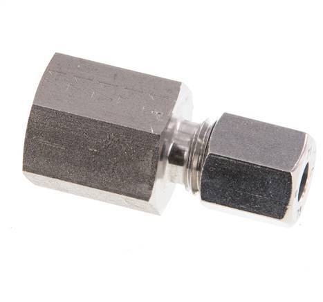 G 1/4'' x 6L RVS Rechte Snijring Koppeling 315 Bar DIN 2353