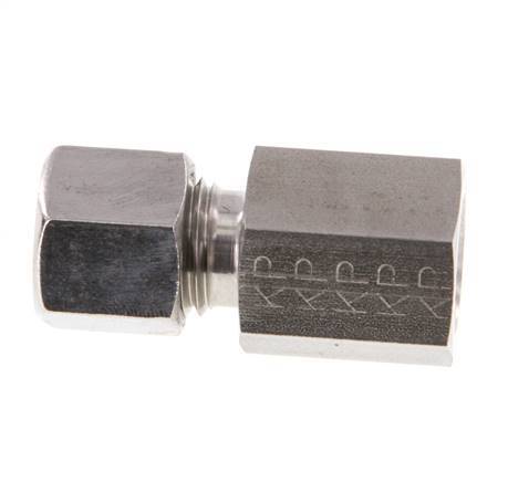 G 1/4'' x 8L RVS Rechte Snijring Koppeling 315 Bar DIN 2353