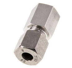 G 1/4'' x 8S RVS Rechte Snijring Koppeling 630 Bar DIN 2353