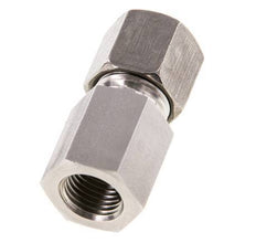 G 1/4'' x 8S RVS Rechte Snijring Koppeling 630 Bar DIN 2353