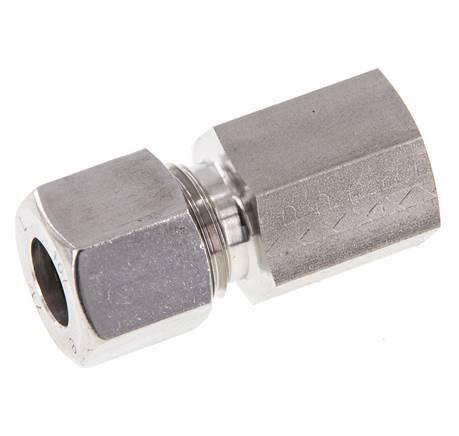 G 1/4'' x 10L RVS Rechte Snijring Koppeling 315 Bar DIN 2353