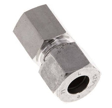 G 1/4'' x 12S RVS Rechte Snijring Koppeling 630 Bar DIN 2353