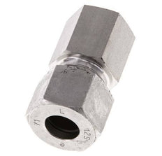 G 1/4'' x 12S RVS Rechte Snijring Koppeling 630 Bar DIN 2353