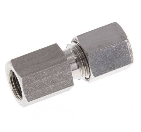 G 1/8'' x 6L RVS Rechte Snijring Koppeling 315 Bar DIN 2353