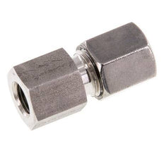 G 1/8'' x 6S RVS Rechte Snijring Koppeling 630 Bar DIN 2353