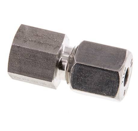 G 1/8'' x 6S RVS Rechte Snijring Koppeling 630 Bar DIN 2353