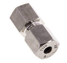 G 1/8'' x 6S RVS Rechte Snijring Koppeling 630 Bar DIN 2353