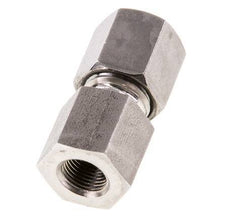 G 1/8'' x 6S RVS Rechte Snijring Koppeling 630 Bar DIN 2353