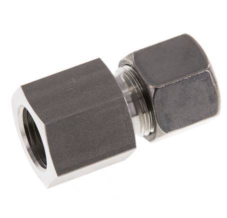G 3/8'' x 10S RVS Rechte Snijring Koppeling 630 Bar DIN 2353