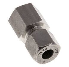 G 3/8'' x 10S RVS Rechte Snijring Koppeling 630 Bar DIN 2353