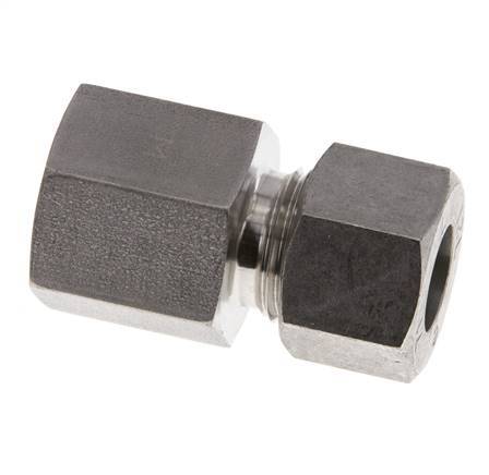 G 3/8'' x 12L RVS Rechte Snijring Koppeling 315 Bar DIN 2353