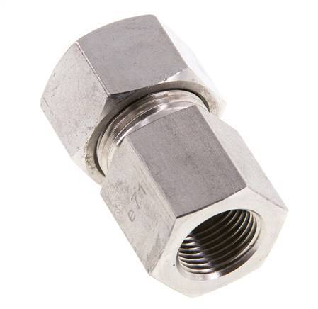 G 3/8'' x 15L RVS Rechte Snijring Koppeling 315 Bar DIN 2353