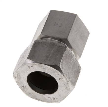 G 3/8'' x 18L RVS Rechte Snijring Koppeling 315 Bar DIN 2353