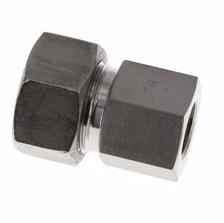 G 3/8'' x 18L RVS Rechte Snijring Koppeling 315 Bar DIN 2353