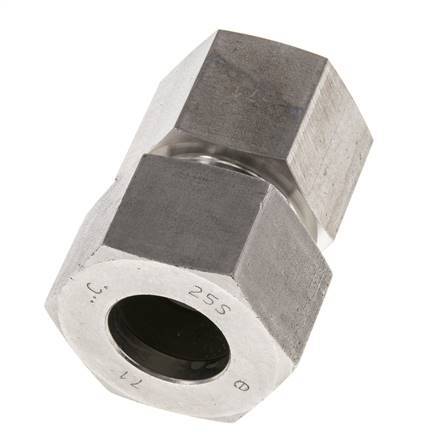 G 1'' x 25S RVS Rechte Snijring Koppeling 400 Bar DIN 2353