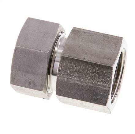 G 1'' x 28L RVS Rechte Snijring Koppeling 160 Bar DIN 2353