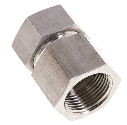 G 1'' x 28L RVS Rechte Snijring Koppeling 160 Bar DIN 2353