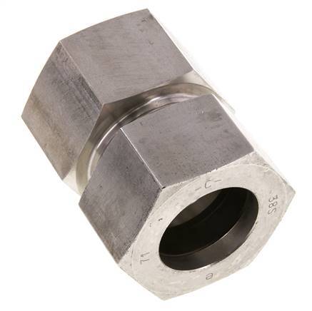 G 1 1/2'' x 38S RVS Rechte Snijring Koppeling 315 Bar DIN 2353