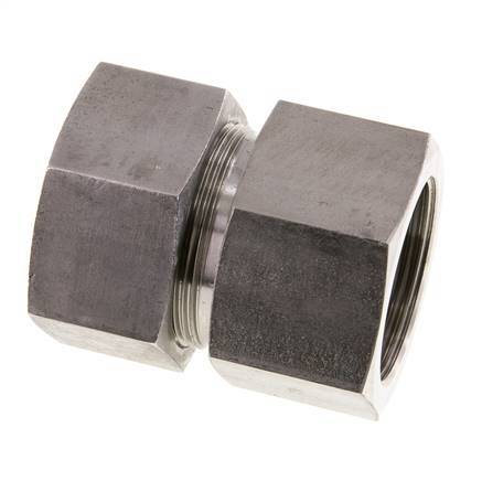 G 1 1/2'' x 38S RVS Rechte Snijring Koppeling 315 Bar DIN 2353