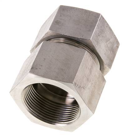 G 1 1/2'' x 38S RVS Rechte Snijring Koppeling 315 Bar DIN 2353