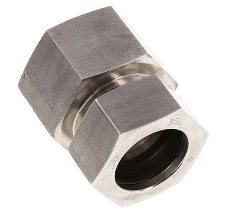 G 1 1/4'' x 35L Stainless steel Straight Cutting Ring 160 Bar DIN 2353