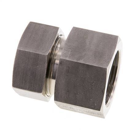 G 1 1/4'' x 35L RVS Rechte Snijring Koppeling 160 Bar DIN 2353