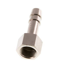 G 1/8'' x 6mm Nickel plated Brass Hose barb 16 Bar [5 Pieces]