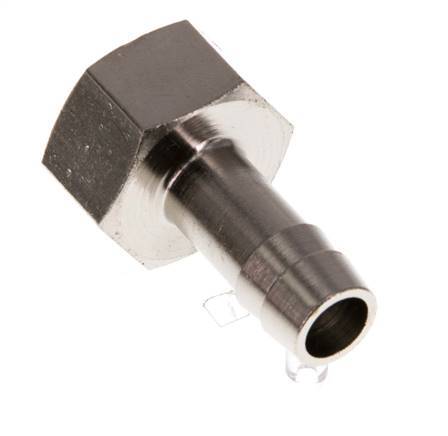 G 3/8'' x 9mm Nickel plated Brass Hose barb 16 Bar [2 Pieces]