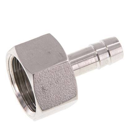 G 1/2'' x 8mm RVS Slangpilaar 40 Bar