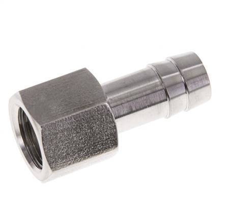 G 1/4'' x 10mm RVS Slangpilaar 40 Bar