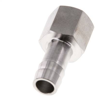 G 1/4'' x 10mm RVS Slangpilaar 40 Bar