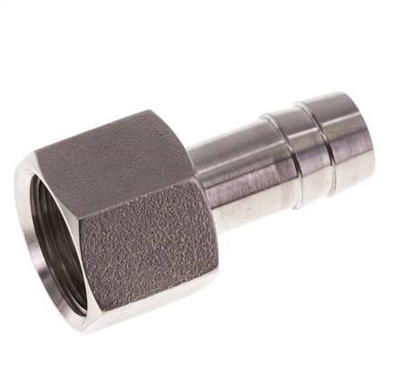 G 3/8'' x 10mm RVS Slangpilaar 40 Bar