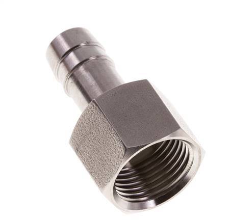 G 3/8'' x 10mm RVS Slangpilaar 40 Bar