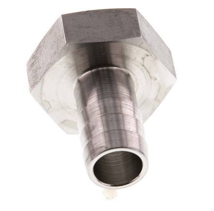 G 1'' x 19mm RVS Slangpilaar 40 Bar