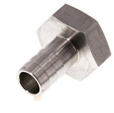 G 1'' x 19mm RVS Slangpilaar 40 Bar