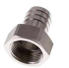 G 1'' x 25mm RVS Slangpilaar 40 Bar