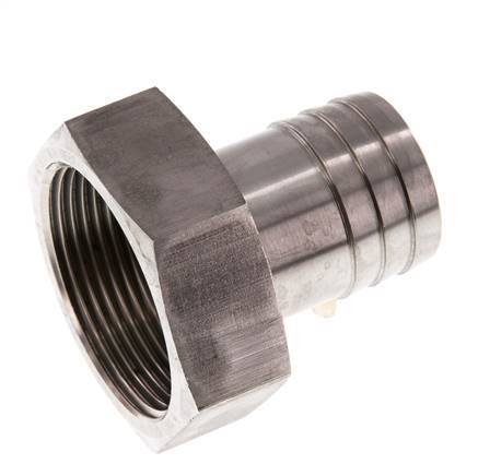 G 1 1/2'' x 32mm Stainless steel Hose barb 40 Bar