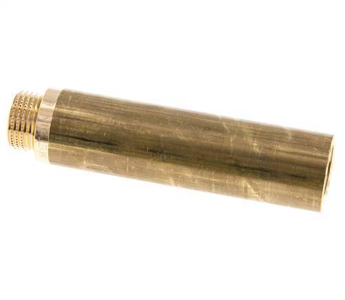 G 1/2'' F/M Messing Verlengstuk DIN 3523 - 100 mm