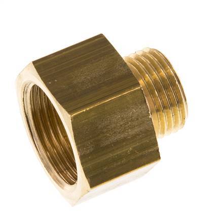 G 3/4'' x G 1/2'' F/M Messing Verloopring 16 Bar