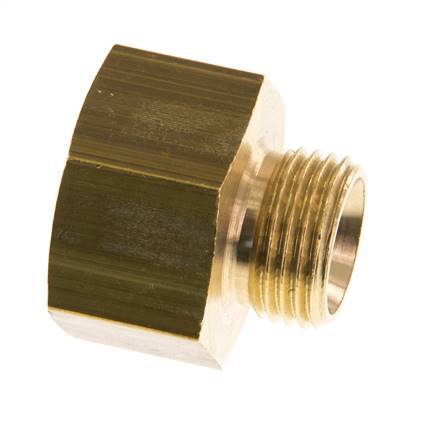 G 3/4'' x G 1/2'' F/M Messing Verloopring 16 Bar