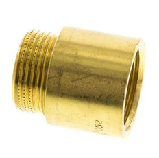 G 3/4'' F/M Messing Verlengstuk DIN 3523 - 25 mm