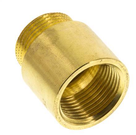 G 3/4'' F/M Messing Verlengstuk DIN 3523 - 25 mm