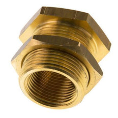 G 3/4'' x M34x2 F/M Brass Bulkhead Fitting 16 Bar