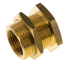 G 3/4'' x M34x2 F/M Brass Bulkhead Fitting 16 Bar